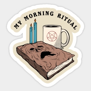 My Morning Ritual Sticker